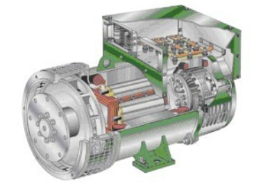 乌恰发电机内部结构图
